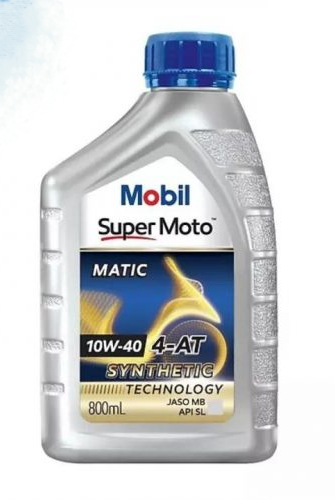 Dầu nhớt xe máy Mobil Super Moto 10W-40 0.8L
