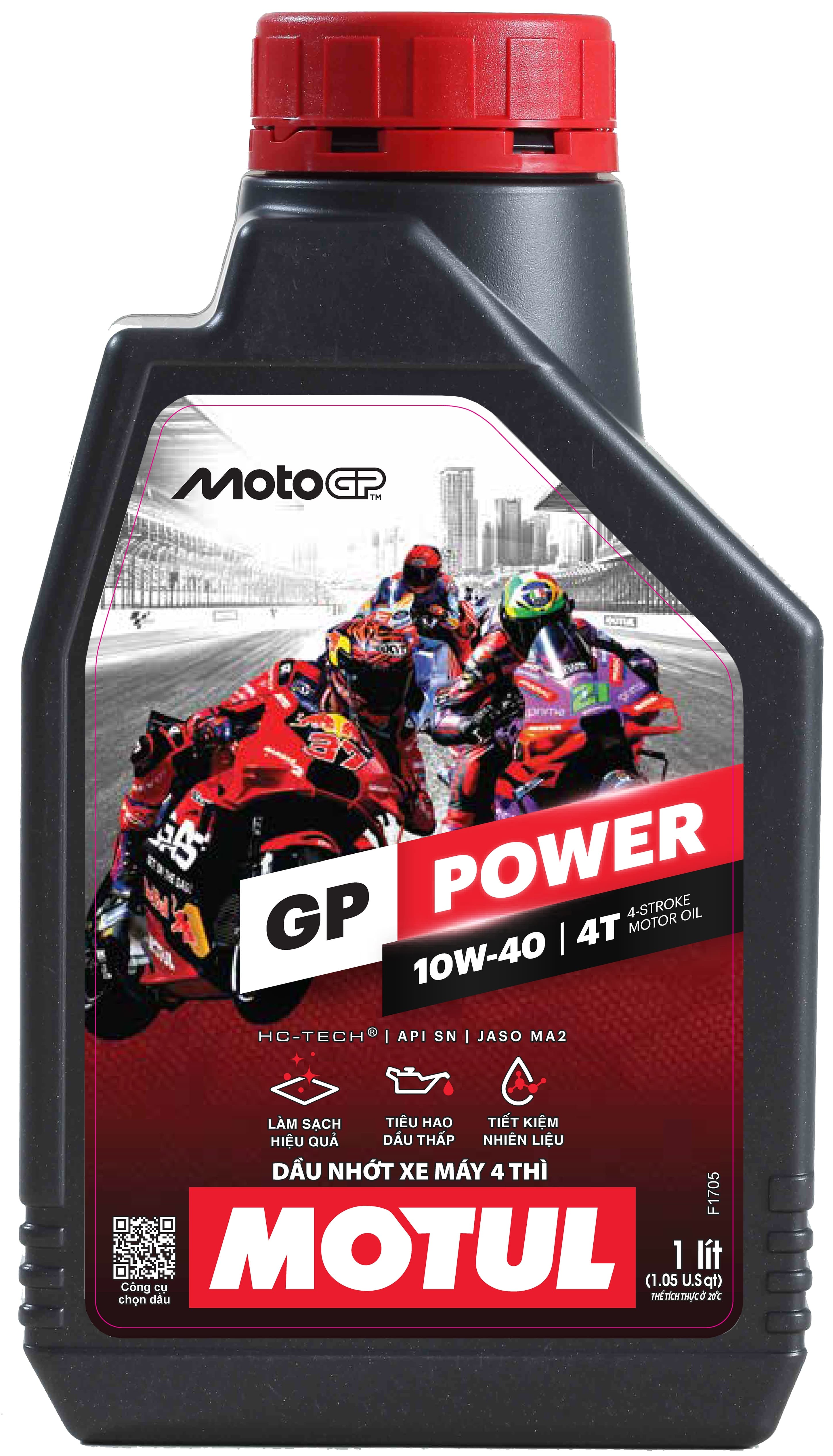 Dầu nhờn Motul GP Power 4T 10W40 1L