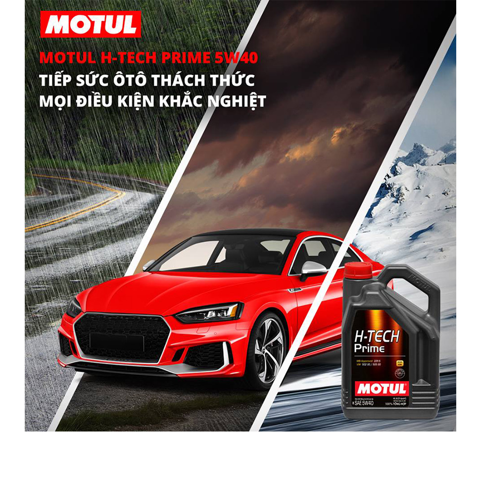 Dầu nhờn Motul H-TECH Prime 5W40 4L