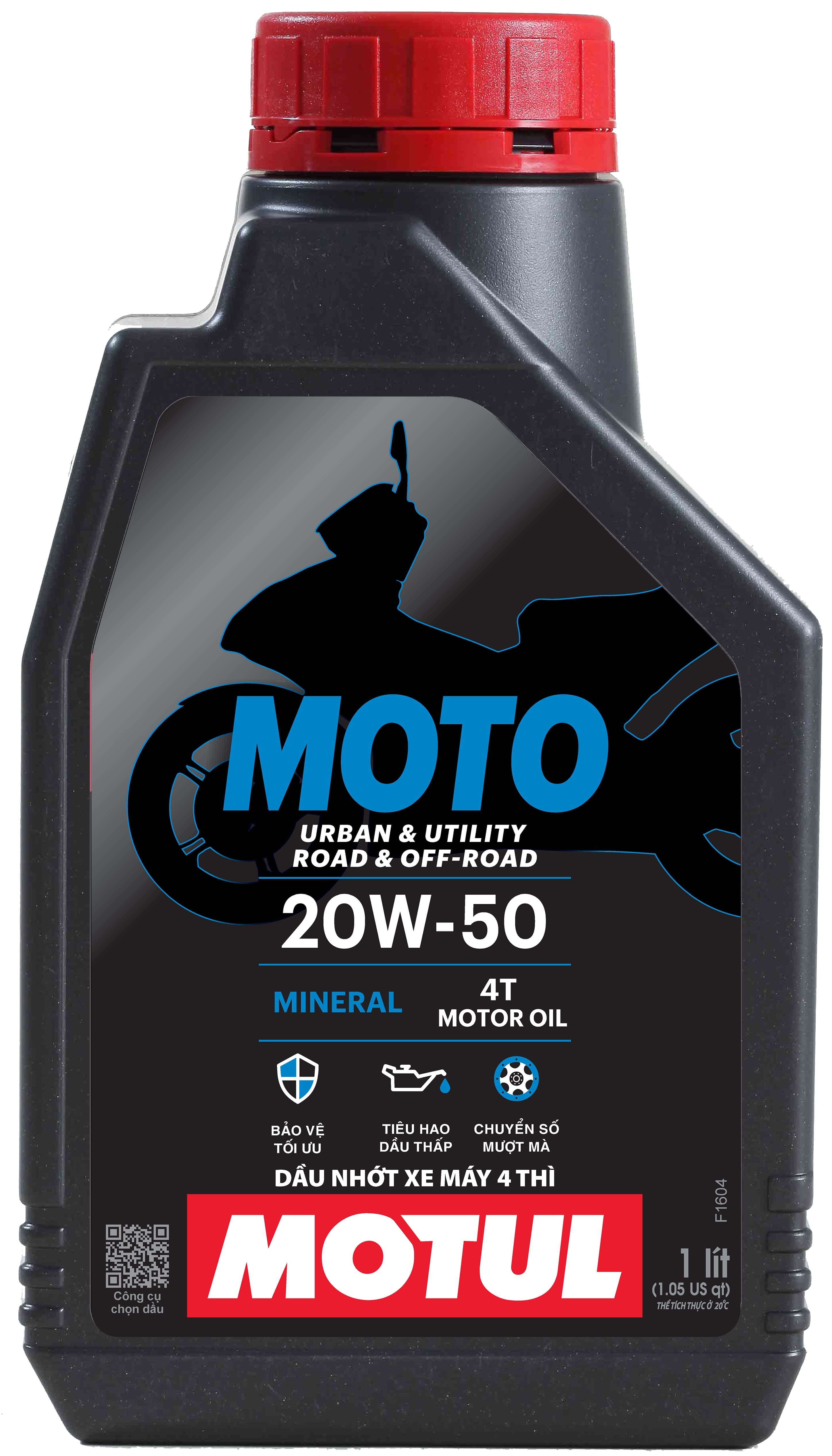 Dầu nhờn Motul Moto 4T 20W50 VN 1L