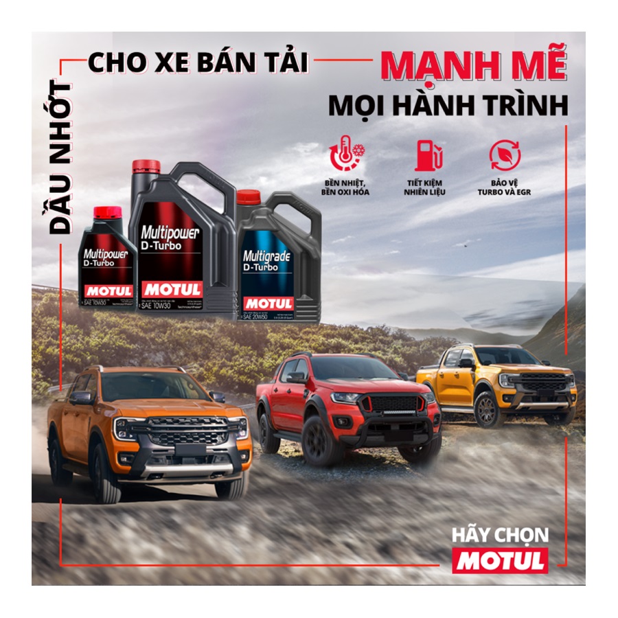 Dầu nhờn Motul Multigrade D-TURBO 20W50 5L