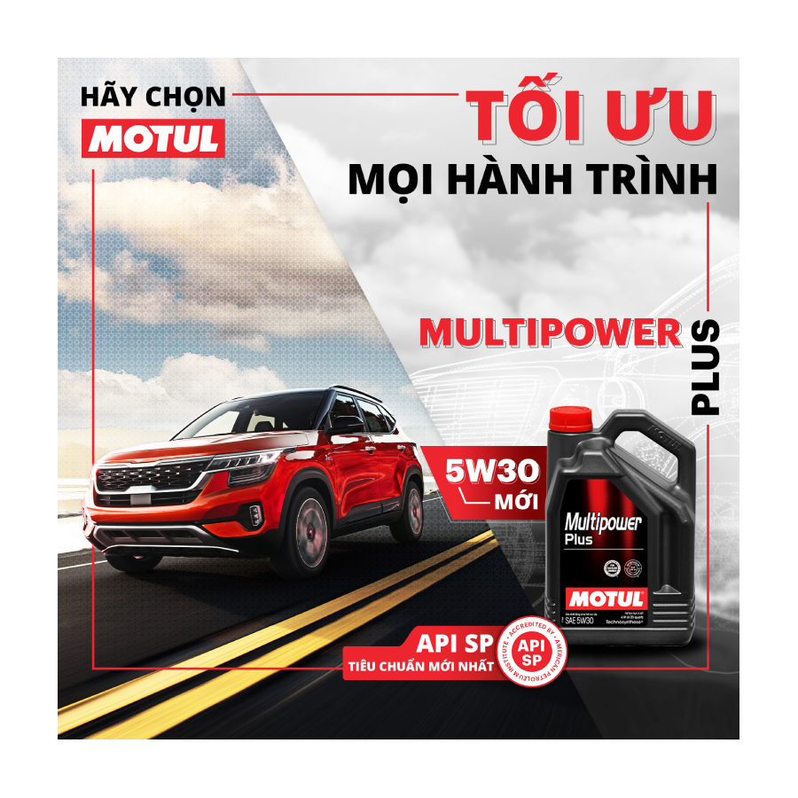 Dầu nhờn Motul Multipower Plus 5W30 SP 4L