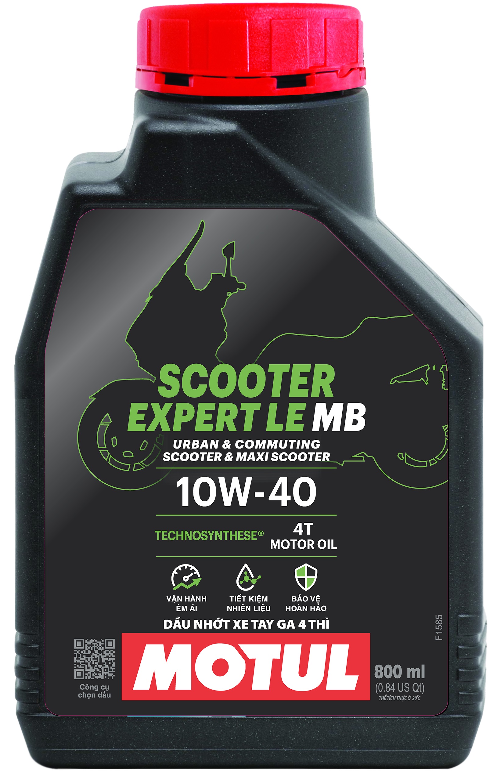 Dầu nhờn Motul Scooter Expert 4T 10W40 0.8L