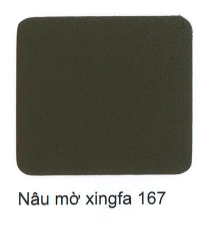 Sơn Thép Mạ Kẽm Hải Phòng AC-Zn Nâu Mờ Xingfa 167