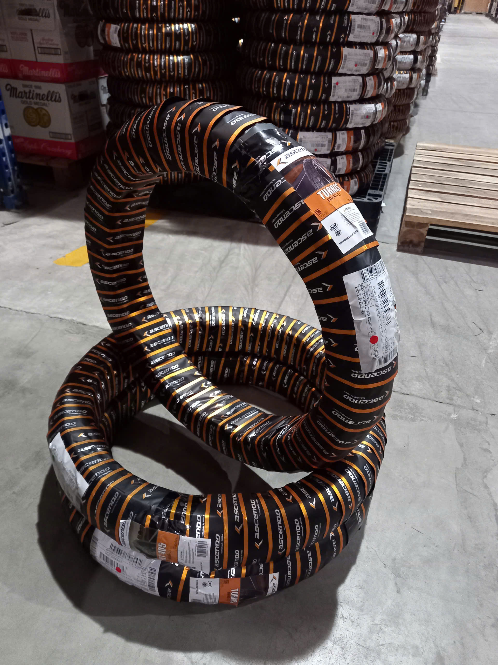 Lốp xe máy Ascendo 80/90-17 Turris vỏ gai PRO 03