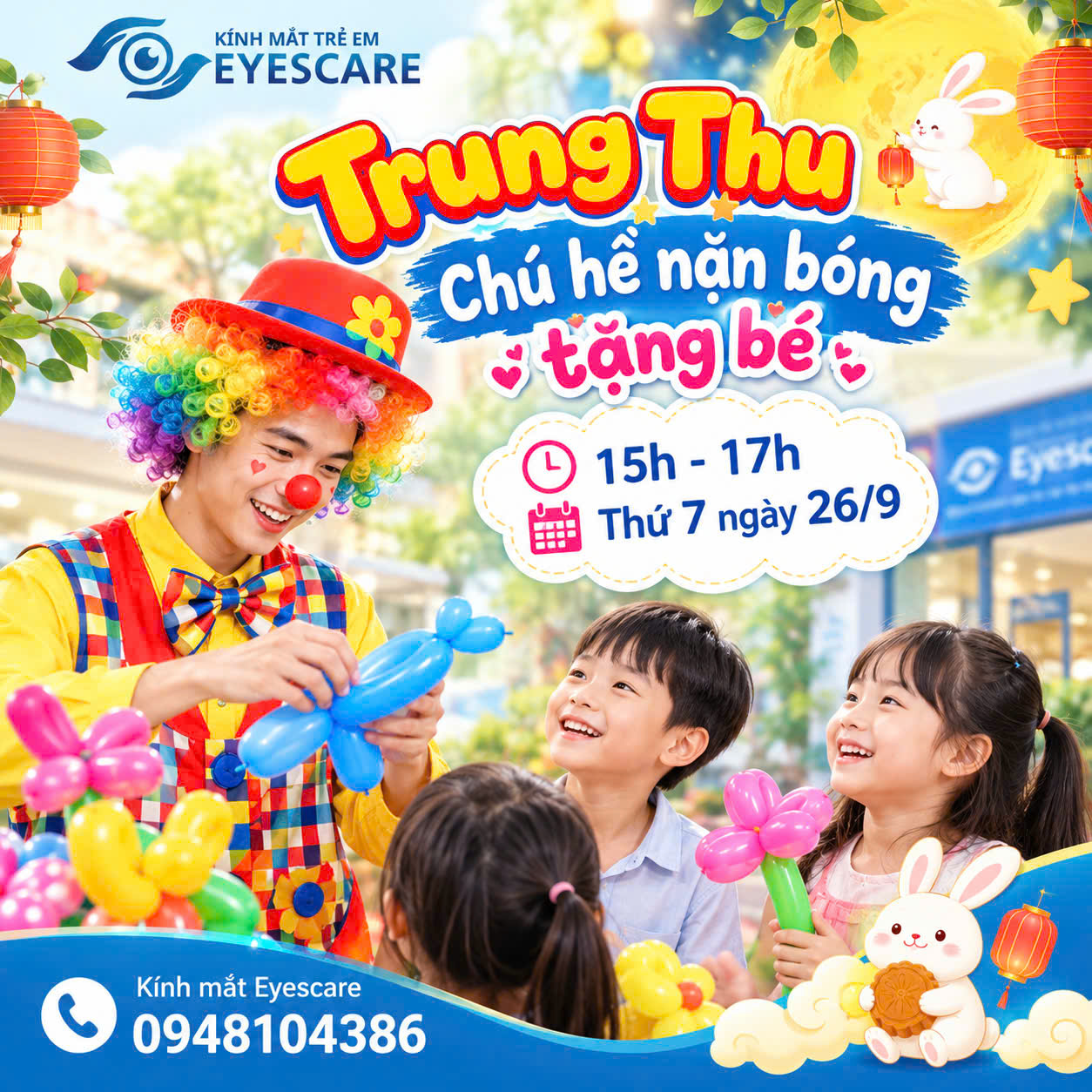 🌕 TRUNG THU VUI HỘI – CHÚ HỀ NẶN BÓNG TẶNG BÉ 🎈