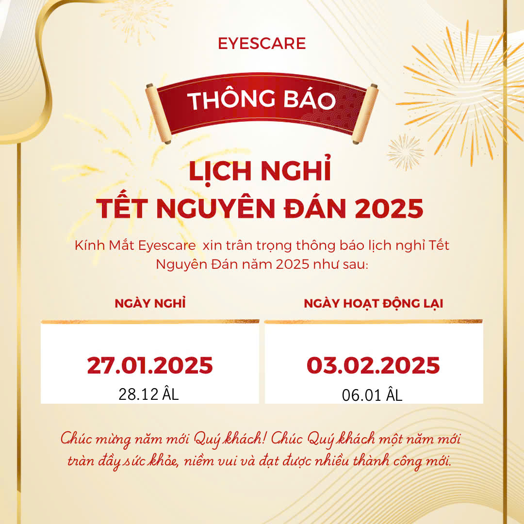 𝐊𝐈́𝐍𝐇 𝐌𝐀̆́𝐓 𝐄𝐘𝐄𝐒𝐂𝐀𝐑𝐄 𝐓𝐇𝐎̂𝐍𝐆 𝐁𝐀́𝐎 𝐋𝐈̣𝐂𝐇 𝐍𝐆𝐇𝐈̉ 𝐓𝐄̂́𝐓 𝐍𝐆𝐔𝐘𝐄̂𝐍 Đ𝐀́𝐍 𝟐𝟎𝟐𝟓