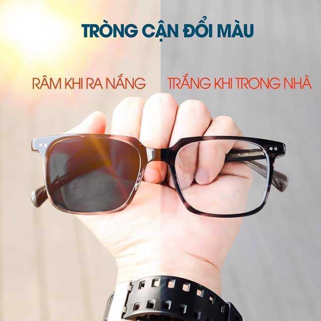 Tròng đổi màu Polycore