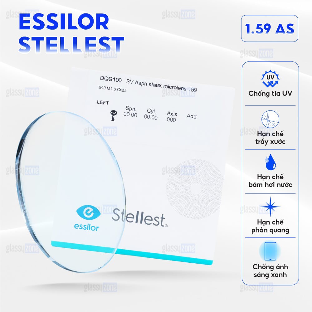 Tròng kiểm soát cận thị Essilor Stellest 1.59