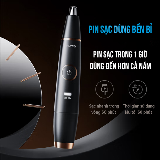 Máy tỉa lông mũi Flyco FS5600VN chính hãng giá tốt, bảo hành 2 năm