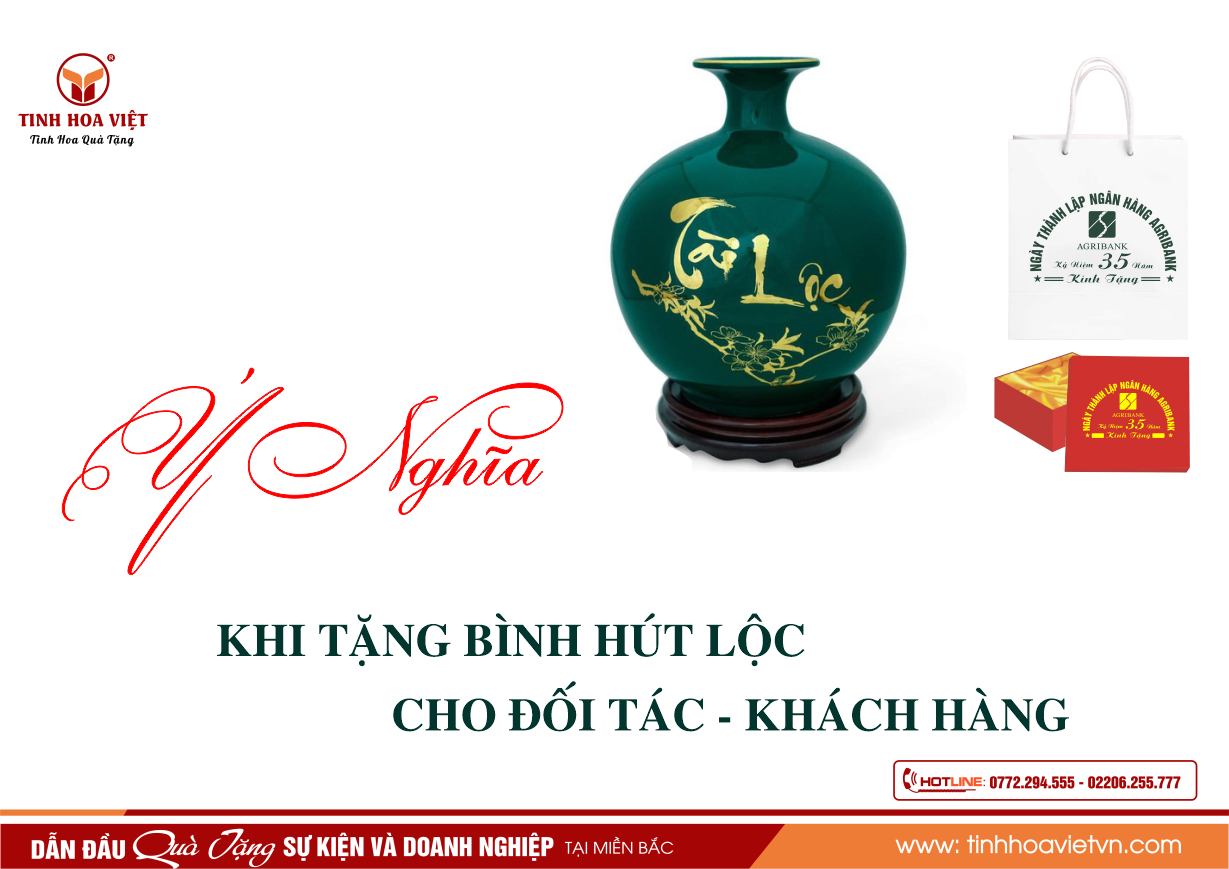 Ý Nghĩa Khi Tặng Bình Hút Lộc Cho Đối Tác Khách Hàng