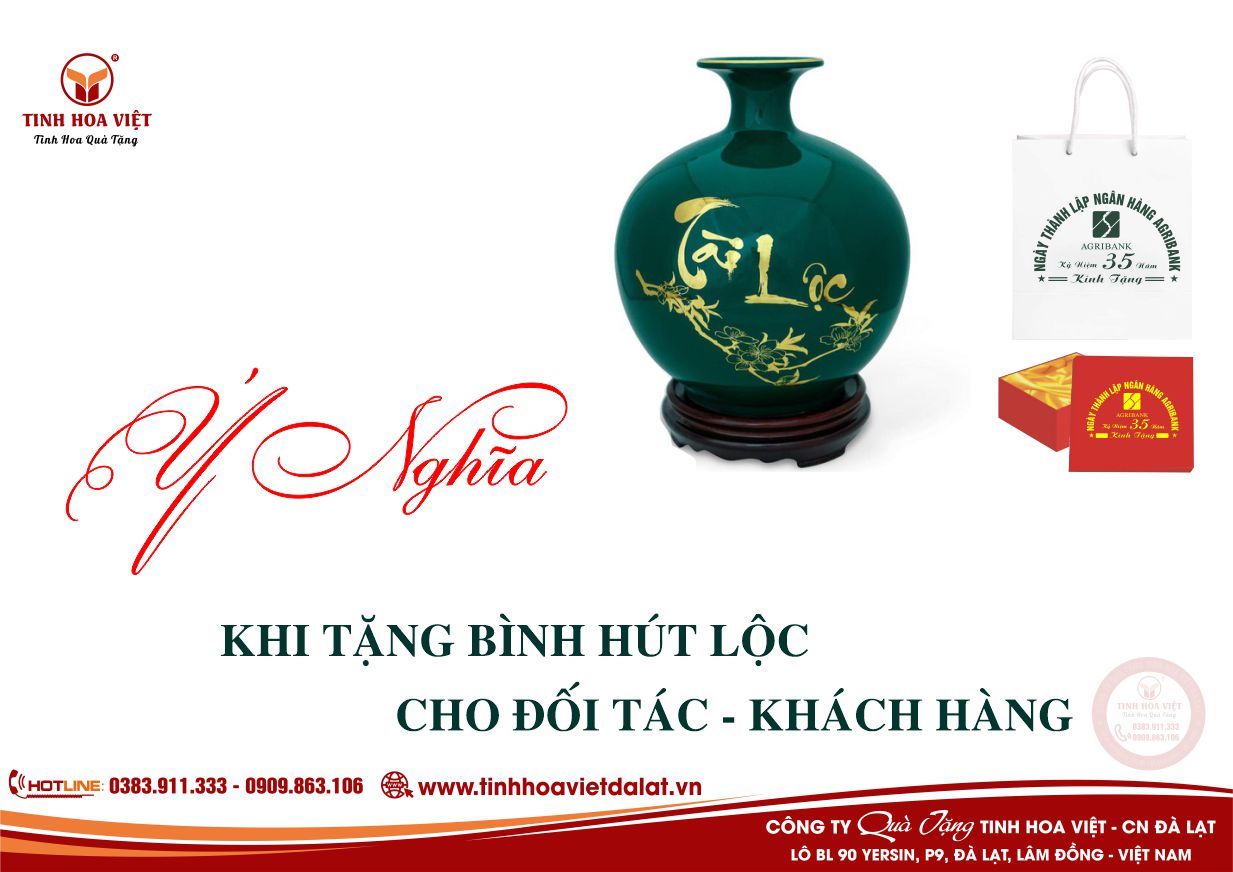Ý Nghĩa Khi Tặng Bình Hút Lộc Cho Đối Tác Khách Hàng