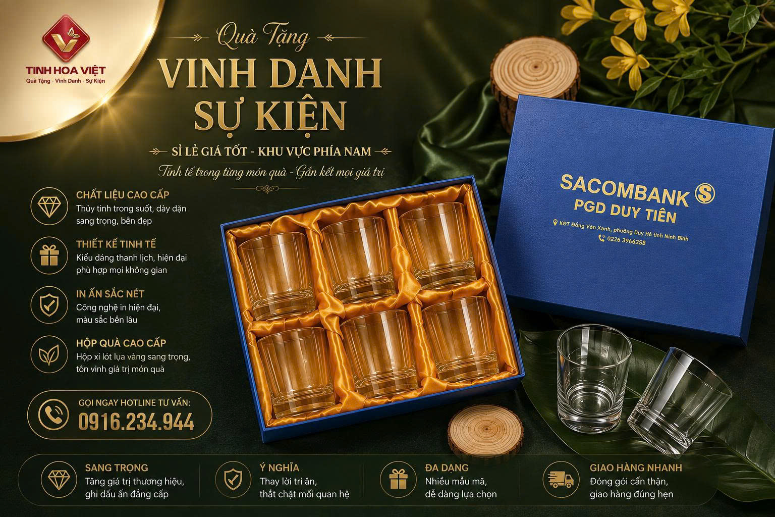 Quà Tặng Vinh Danh Sự Kiện - In Logo Doanh Nghiệp Giá Tốt