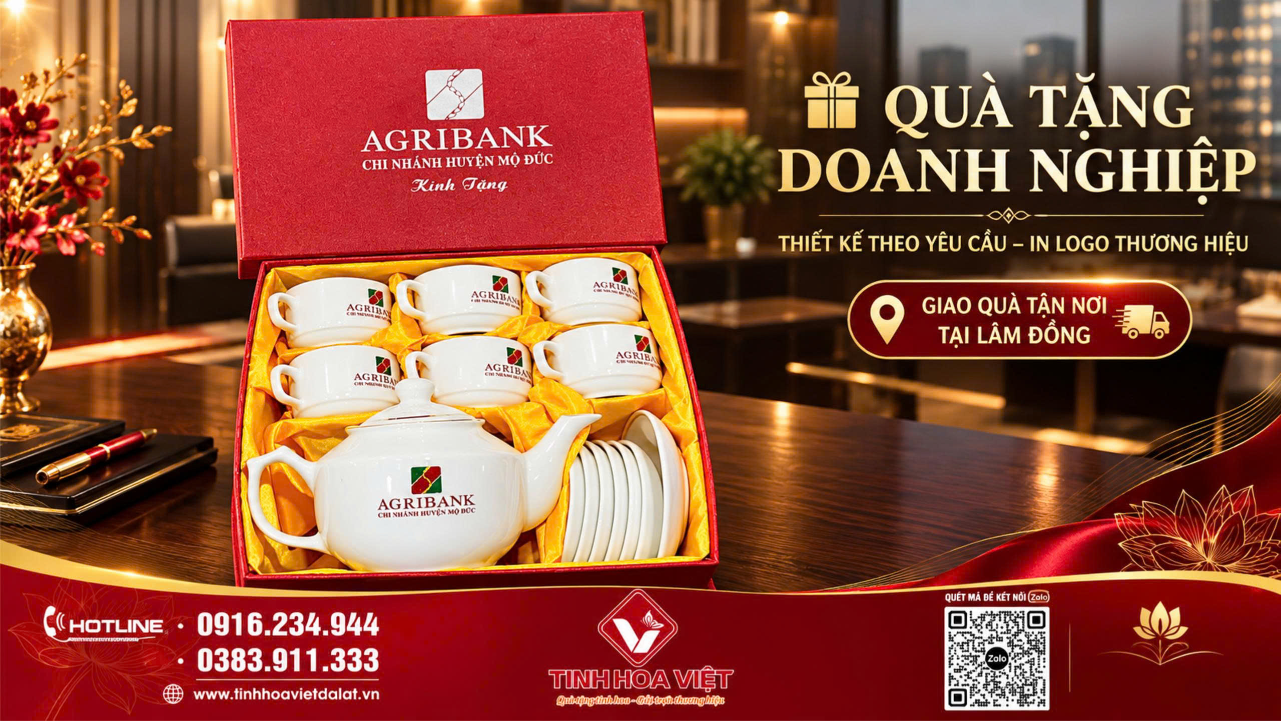 In Ấn Quà Tặng Doanh Nghiệp Đà Lạt – In Logo Bền Đẹp