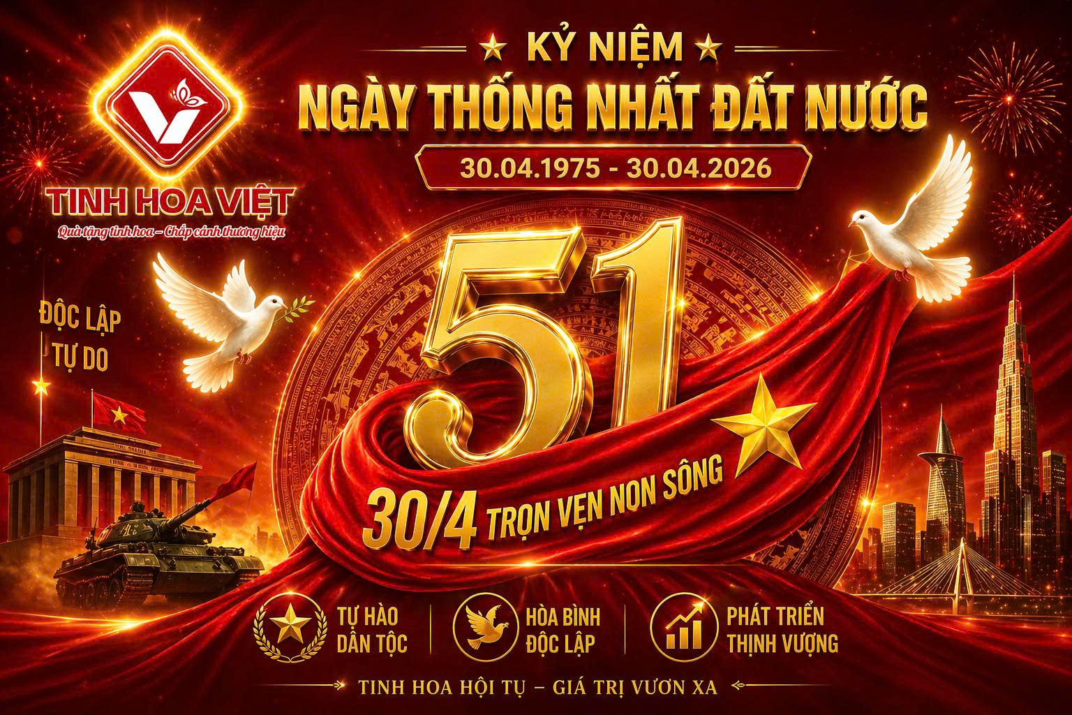 Kỷ niệm 30/4 – Ngày Thống Nhất Đất Nước