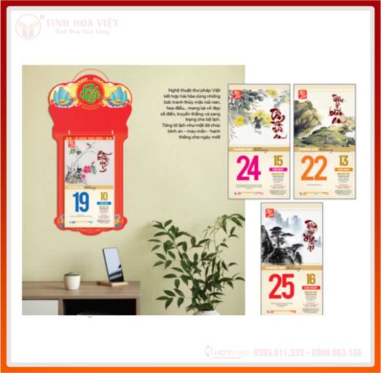 Địa chỉ in lịch Tết 2024 Tại Đà Lạt
