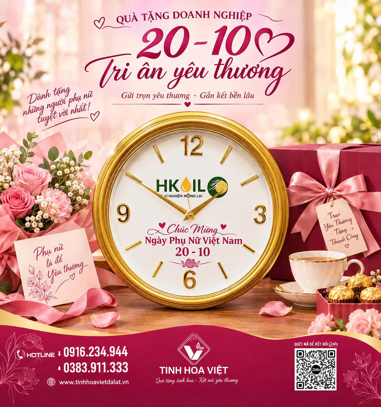 Quà Tặng 20/10 Phụ Nữ Việt Nam | Quà Tặng Doanh Nghiệp