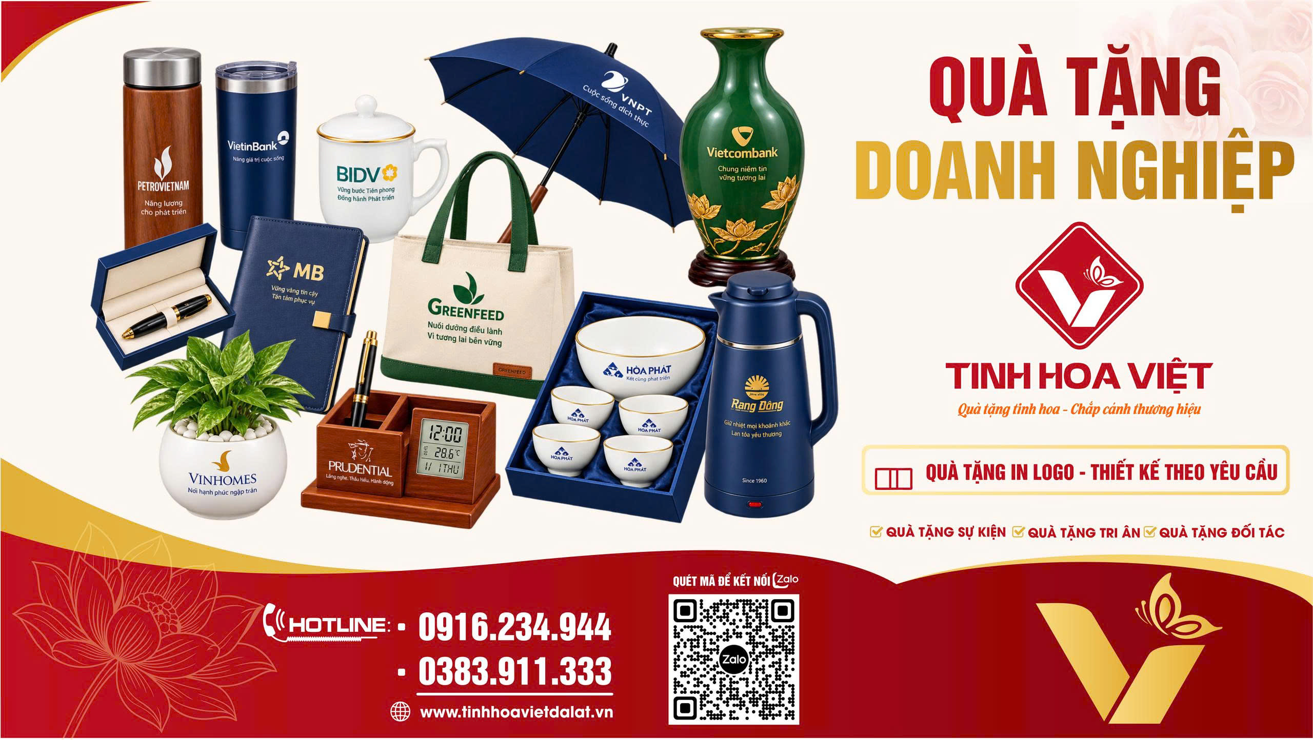 Quà Tặng Doanh Nghiệp Đà Lạt | In Logo Theo Yêu Cầu