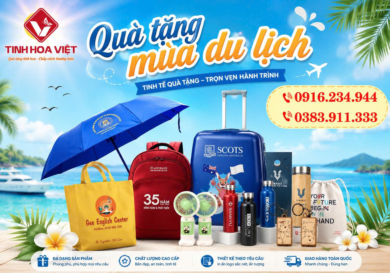 Quà Tặng Du Lịch Đà Lạt – Giải Pháp Branding Cho Doanh Nghiệp