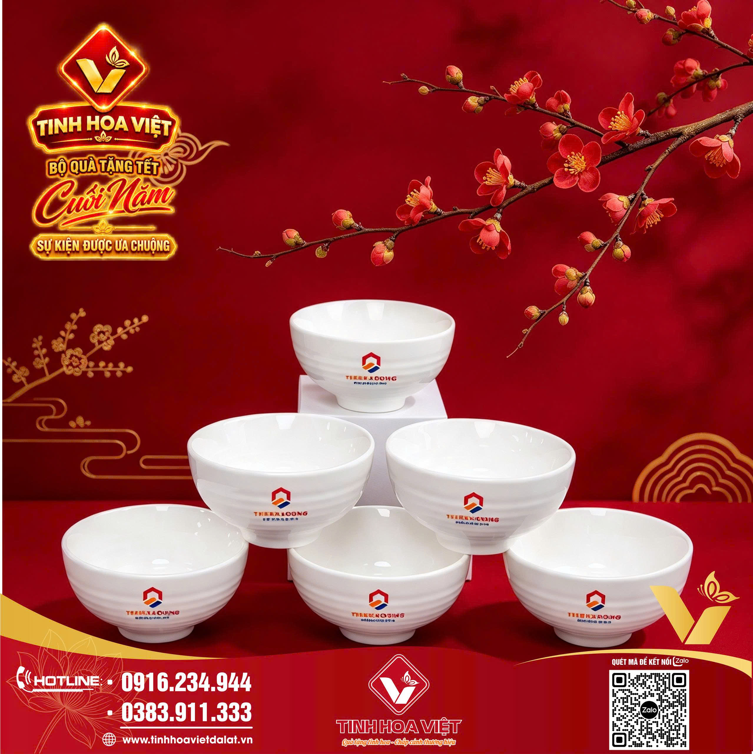 Quà Tết Doanh Nghiệp In Logo Tại Lâm Đồng | Tinh Hoa Việt