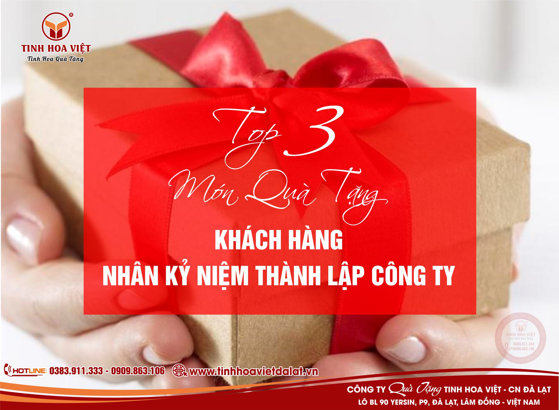 Top 3 Món Quà Tặng Khách Hàng Nhân Kỷ Niệm Thành Lập Công Ty