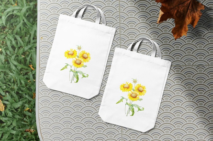 Ngập tràn sắc hoa túi canvas Tinh Hoa Việt