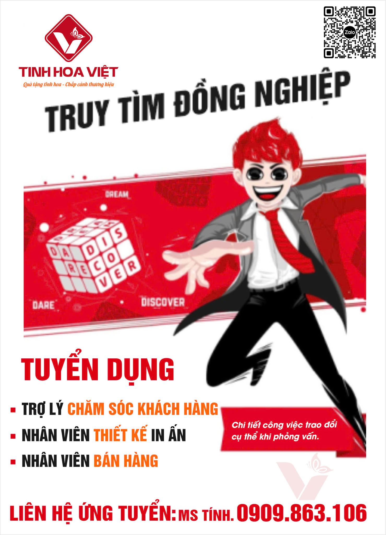 Tinh Hoa Việt tuyển dụng nhân sự