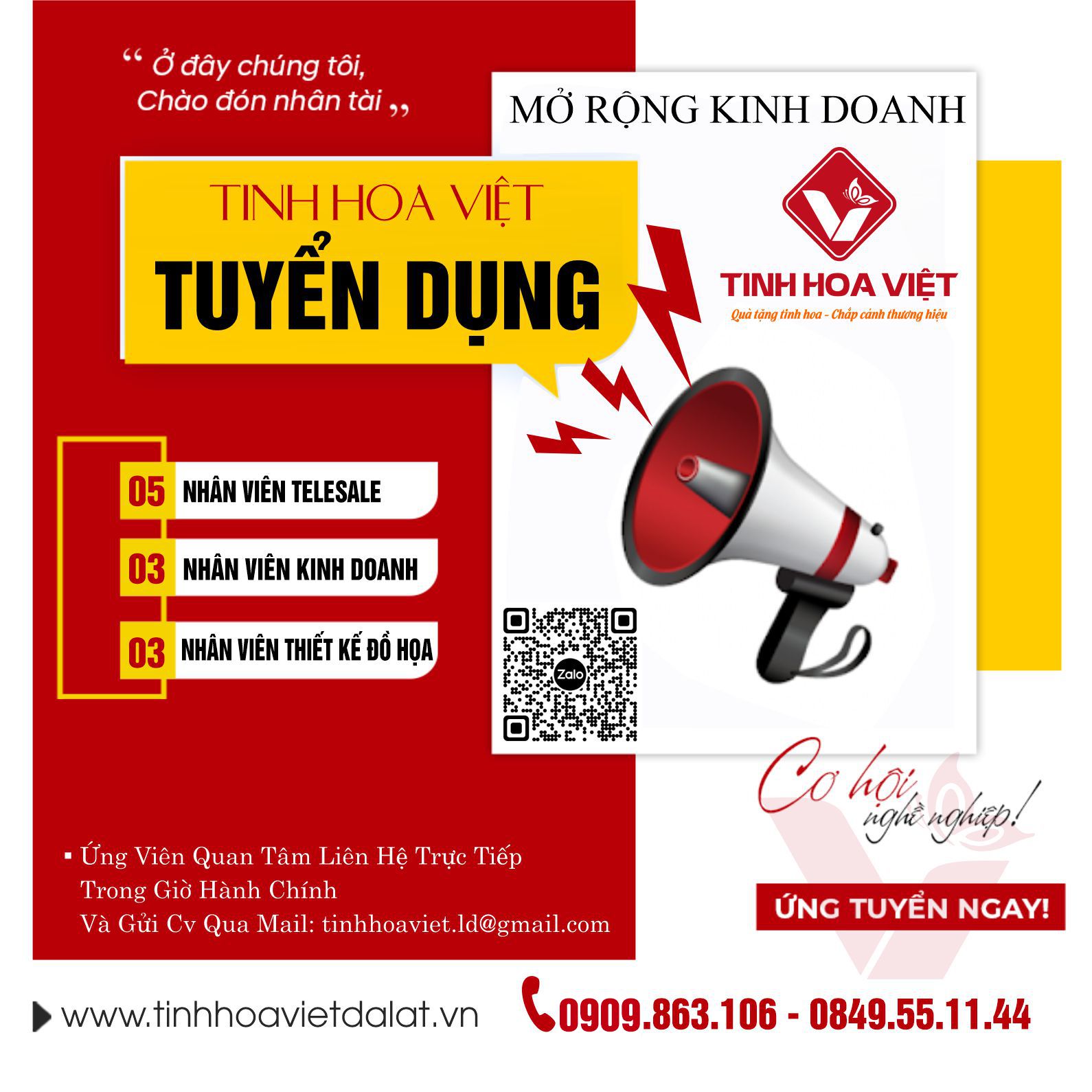 Ngày Hội Tuyển Dụng Nhân Tài Tinh Hoa Việt 2024