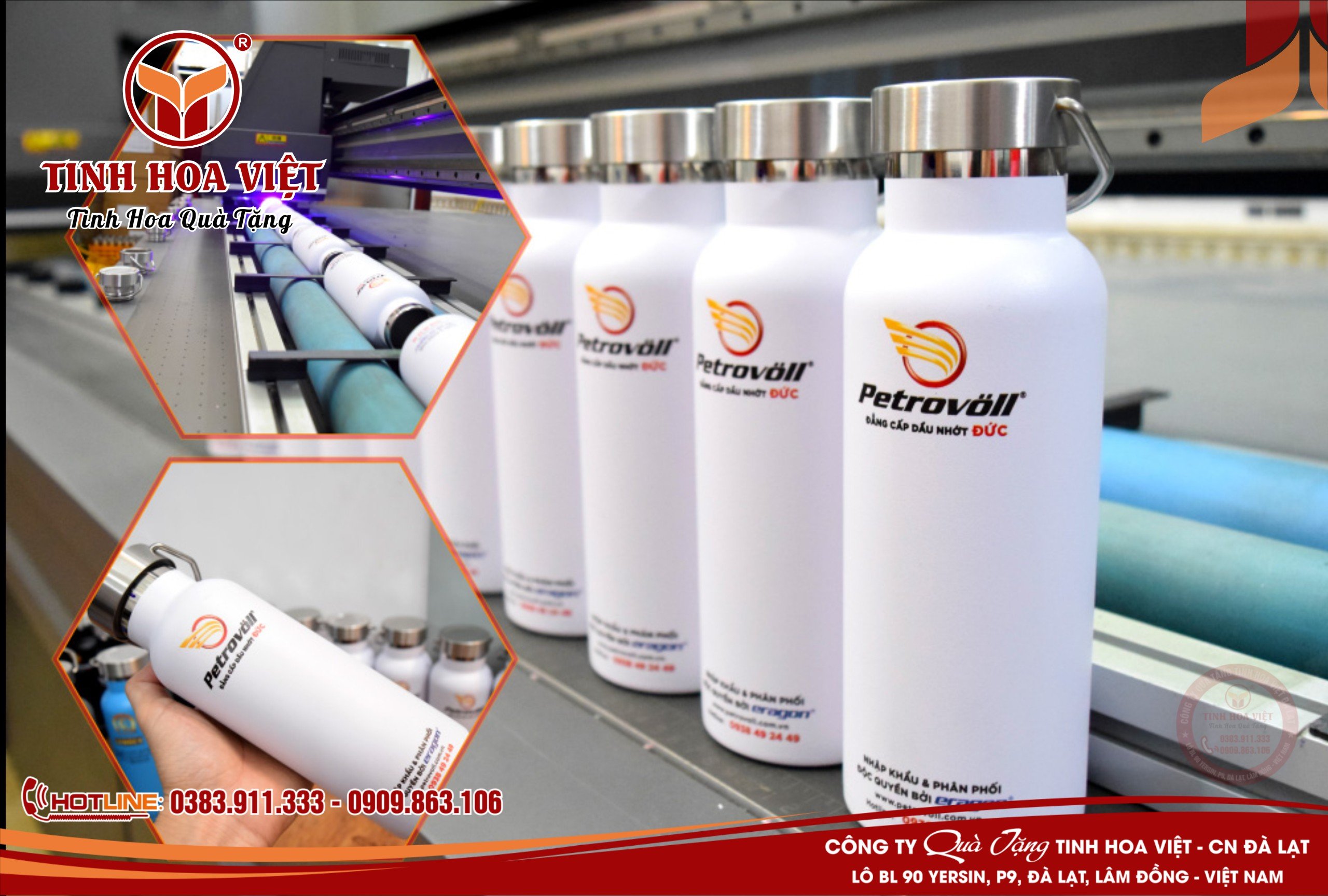 Dịch vụ In ấn Bình Giữ Nhiệt tại Đà Lạt - Tinh Hoa Việt Hotline 0383.911.333