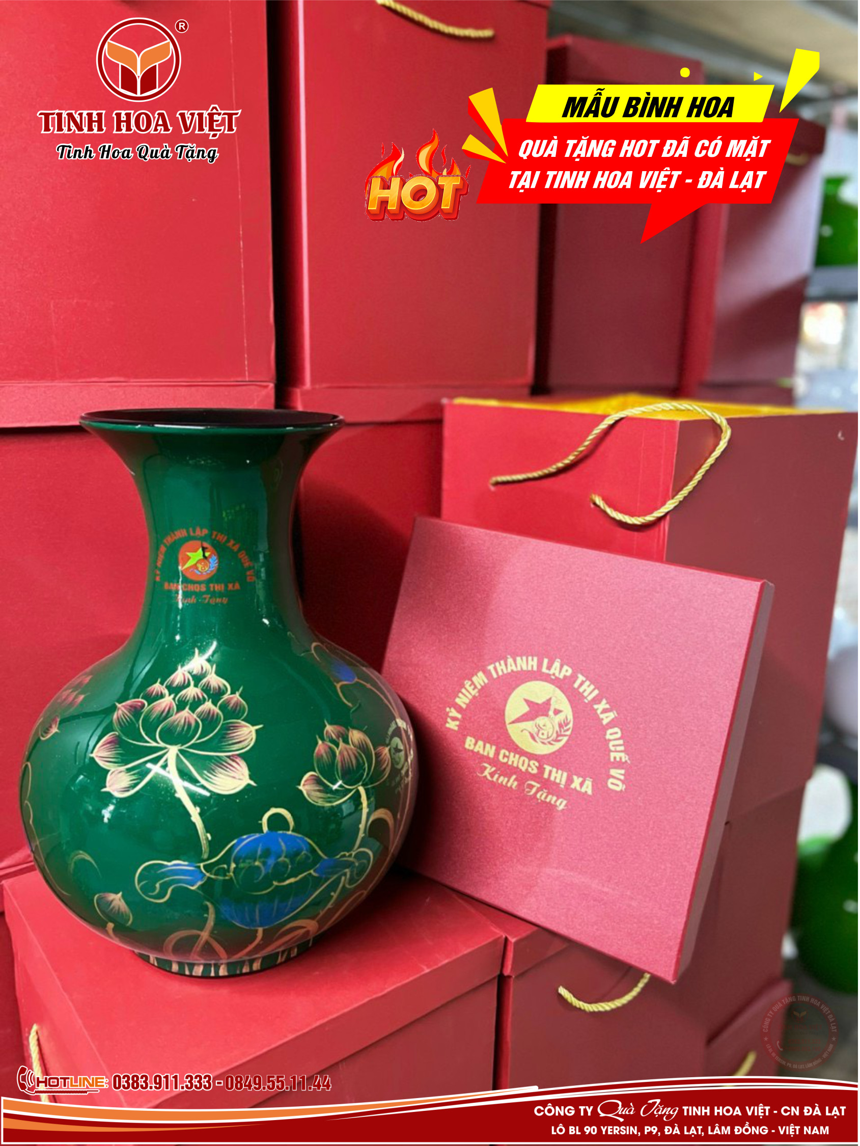 Top 5 Lý Do Nên Chọn Bình Cắm Hoa In Logo Làm Quà Tặng Sự Kiện