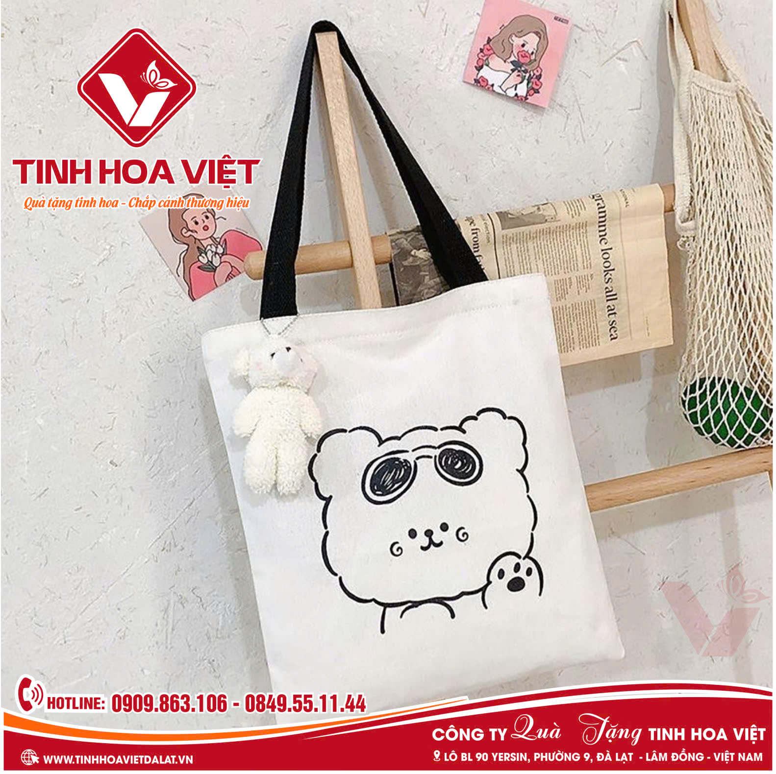 Túi Canvas Xu Hướng Quà Tặng Xanh Thân Thiện