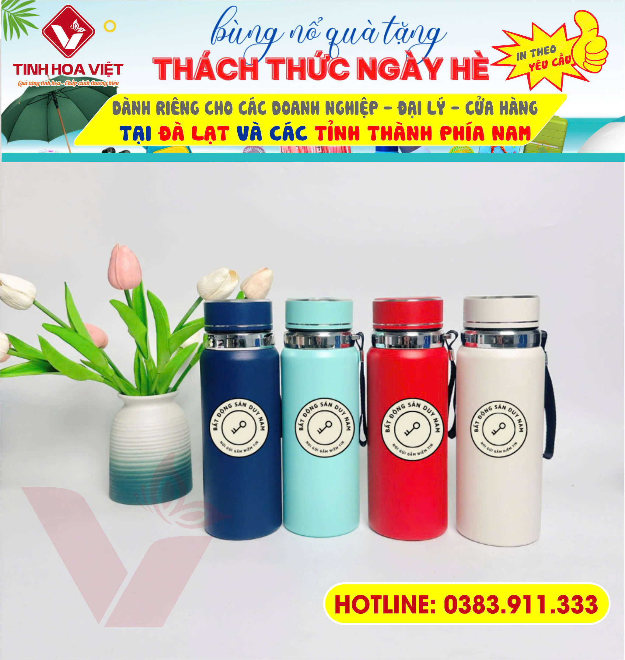 Bộ Quà Tặng Marketing Mùa Hè – In Logo Thương Hiệu