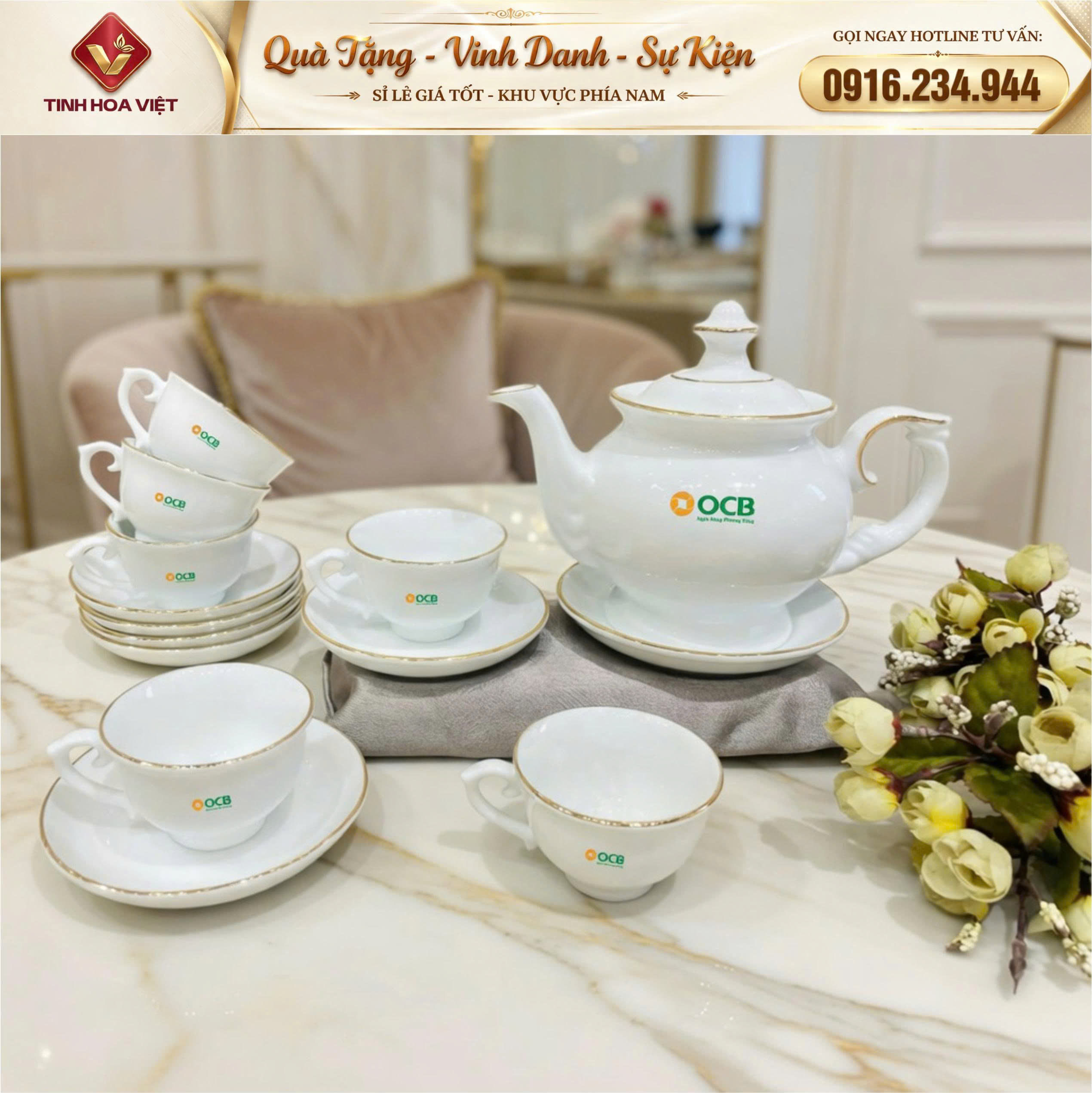 Bộ ấm trà quà tặng – Món quà “ghi điểm tuyệt đối” với đối tác