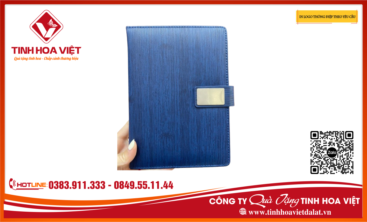 sổ da quà tặng doanh nghiệp sỉ lẻ khu vực đà lạt và các tỉnh thành lân cận