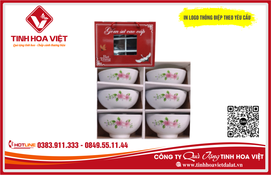 Bộ Bát Cơm - Sự Lựa Chọn Quà Tặng Đại Hội Đảng Bộ Cao Cấp