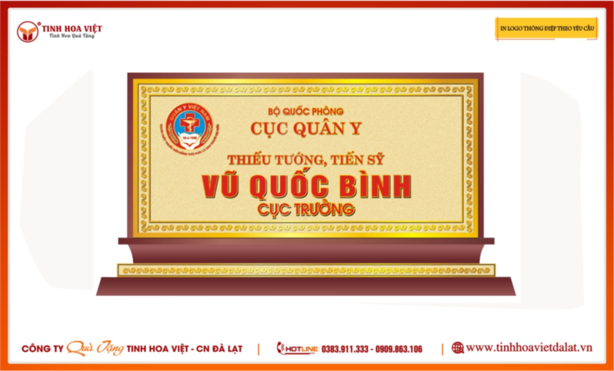bảng tên gỗ đồng