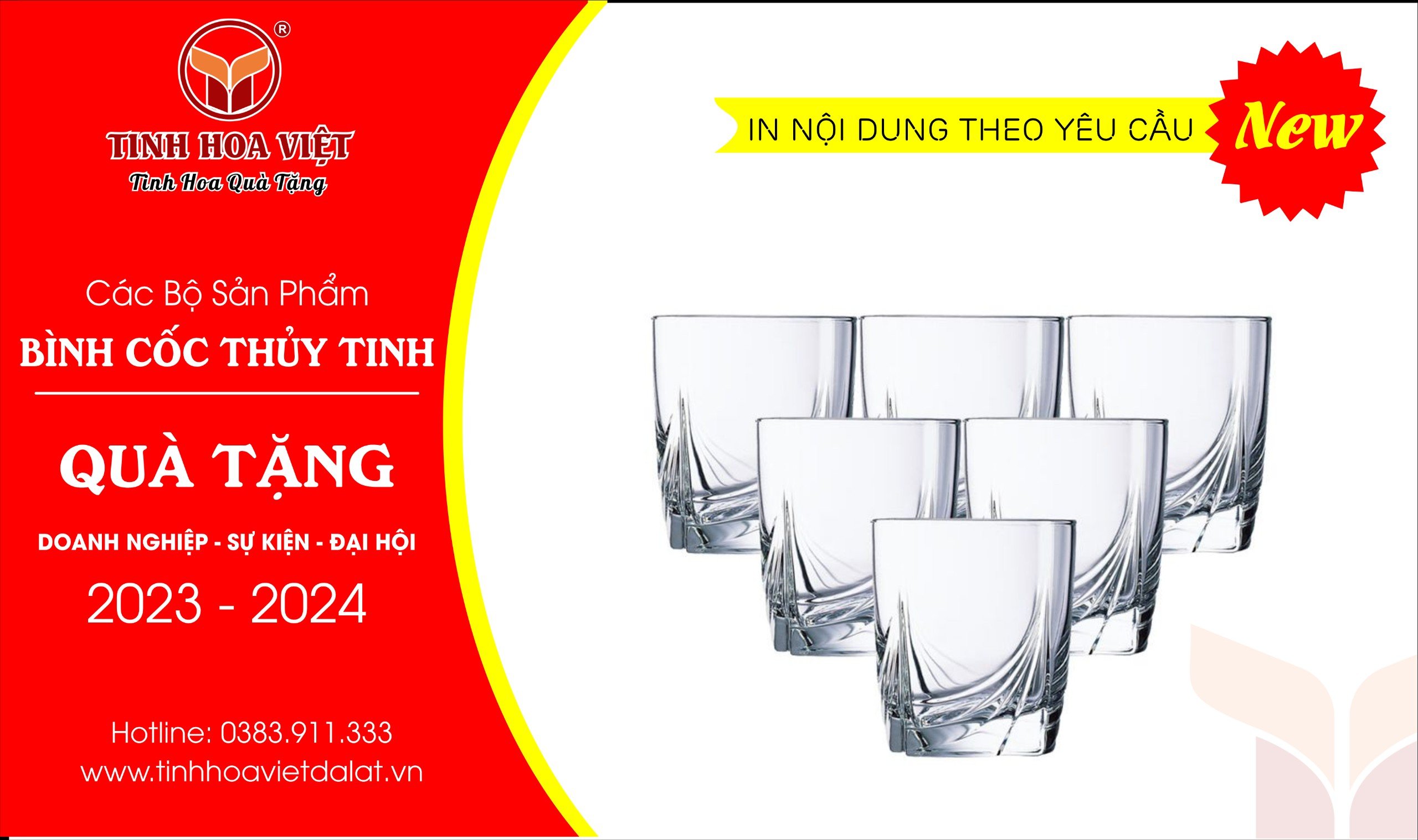 bộ ly thủy tinh