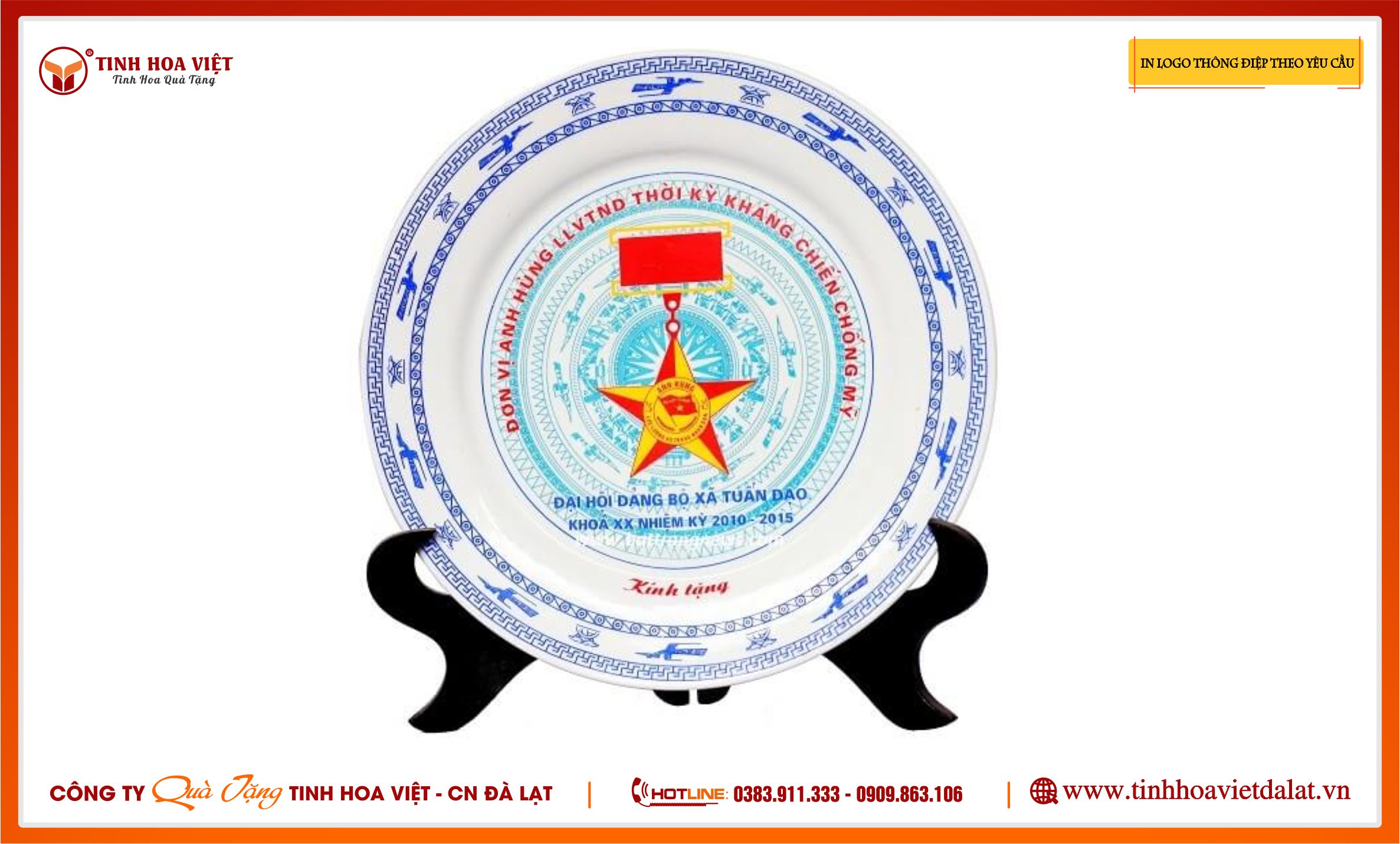 Đĩa Sứ Biểu Trưng