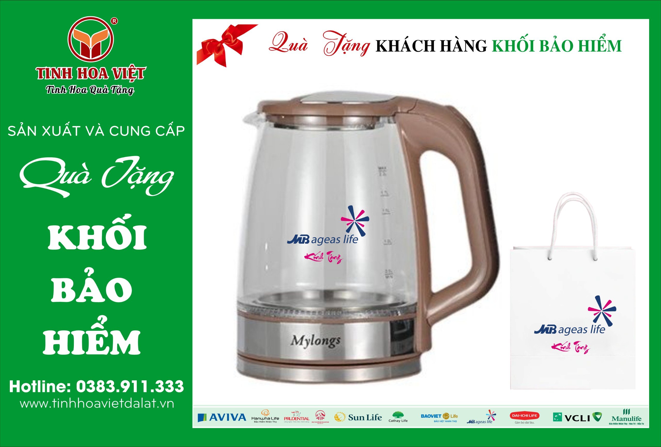 ấm siêu tốc quà tặng in logo