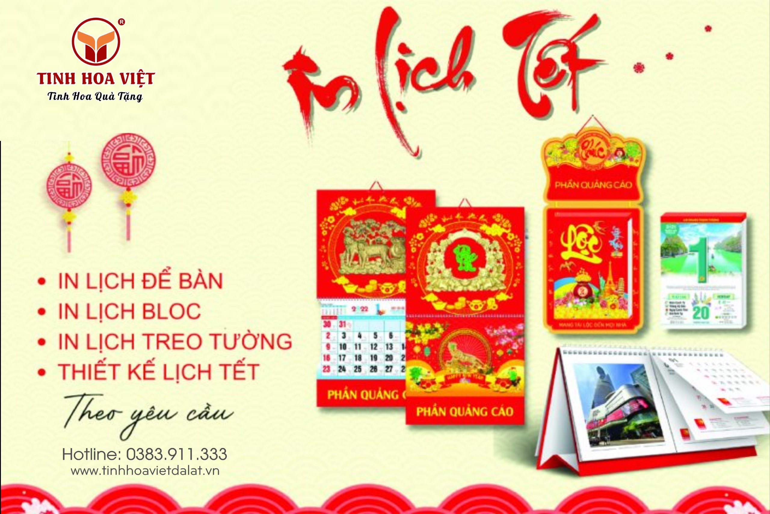 in lịch tết