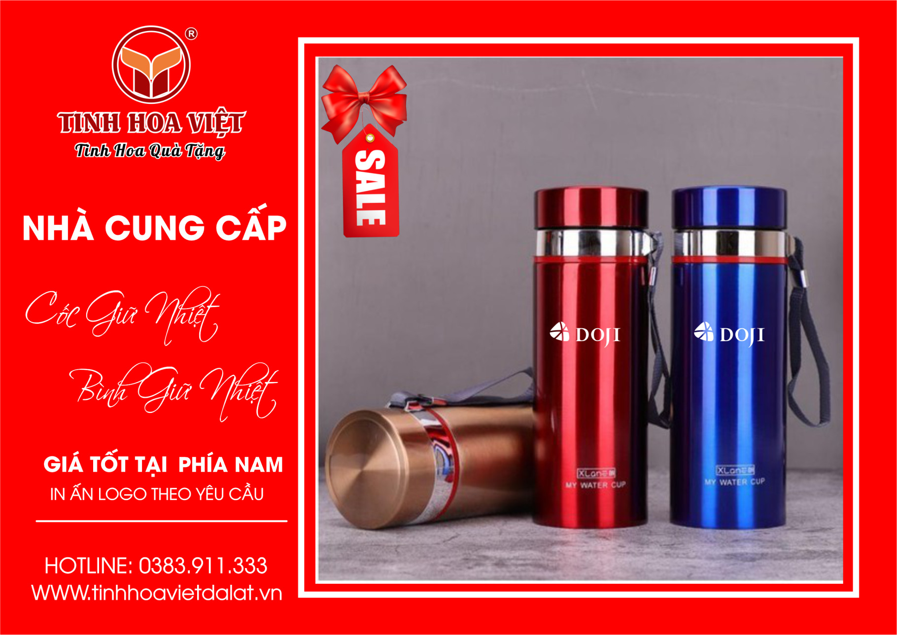 bình giữ nhiệt vỏ màu