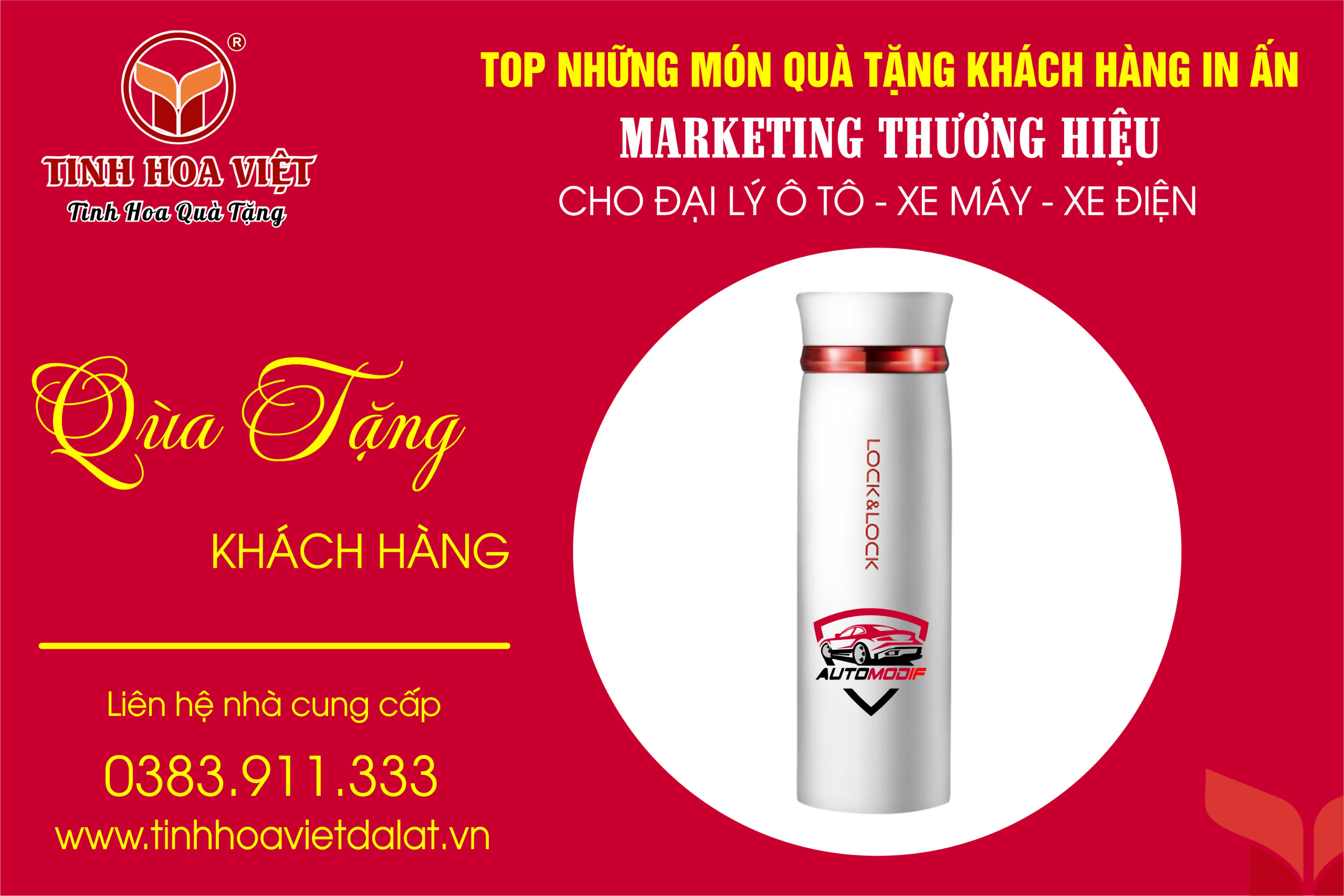 quà tặng bình giữ nhiệt marketing thương hiệu