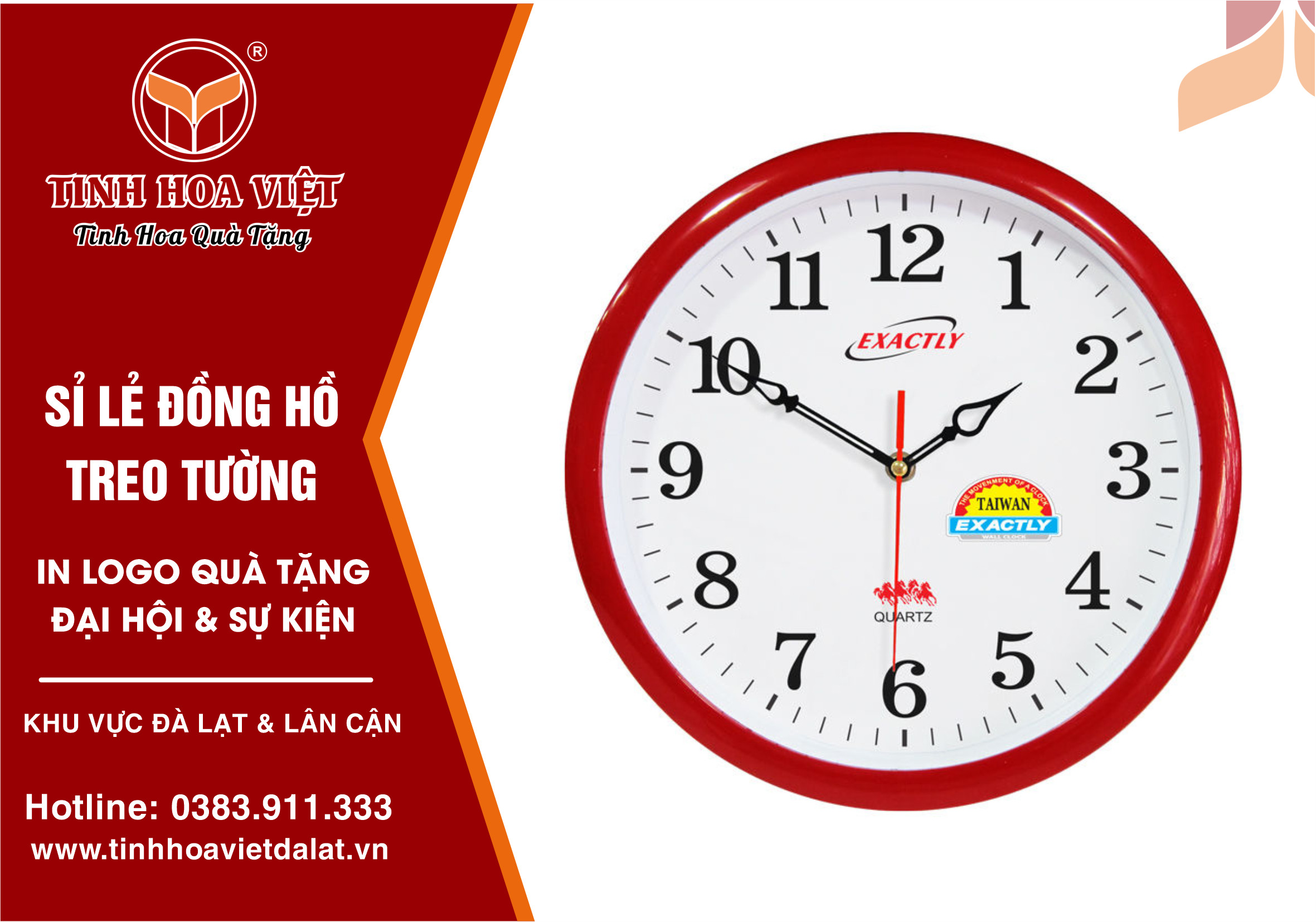 5 Lý Do Nên Chọn Đồng Hồ Treo Tường Làm Quà Tặng Đại Hội Đảng Bộ 2025 - 2030