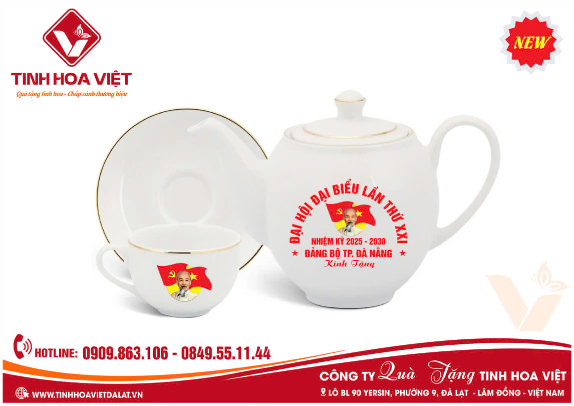 Bộ Sản Phẩm Quà Tặng Đại Hội Đảng Bộ Ý Nghĩa Sang Trọng