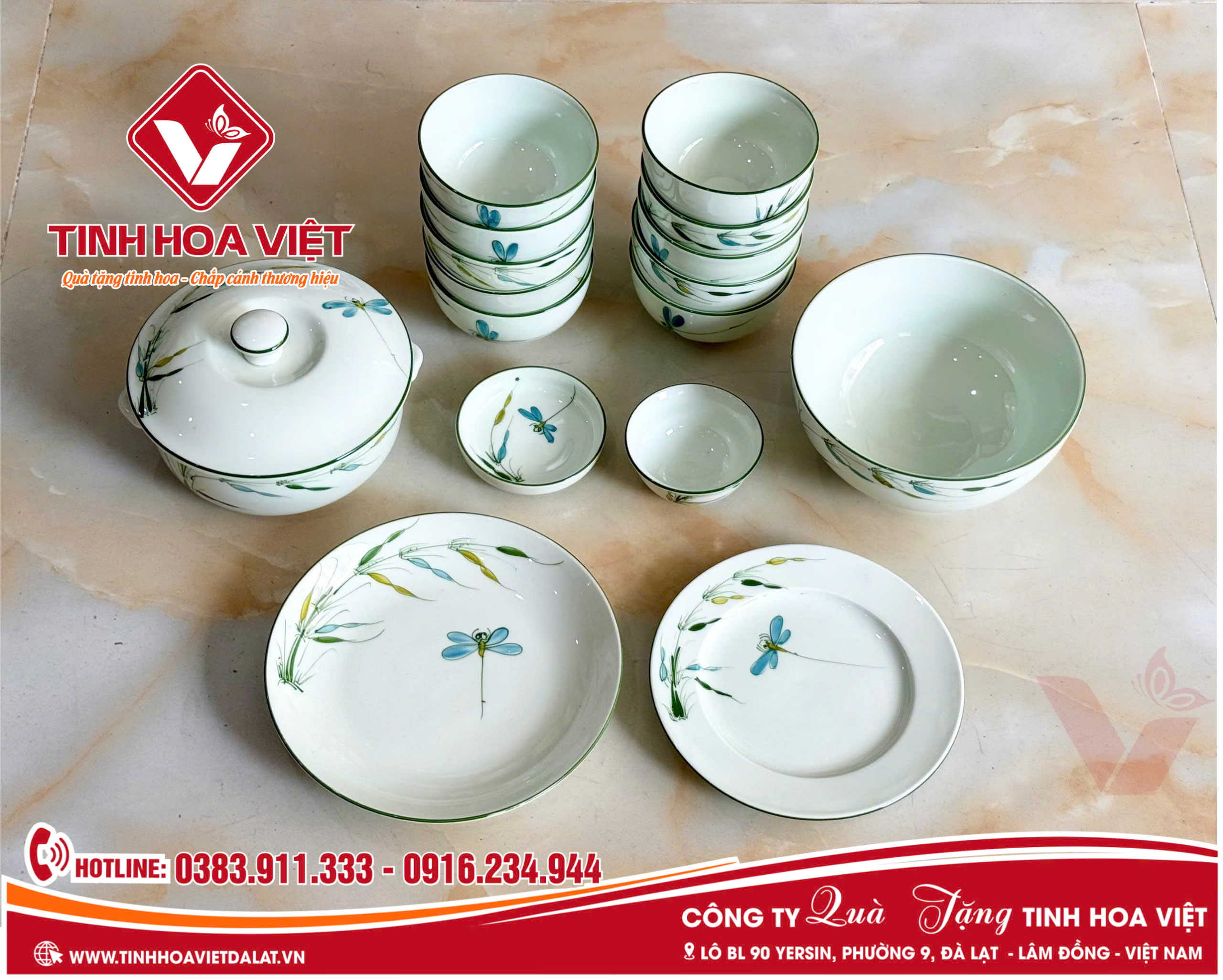Bộ Chén Cơm In Logo – Quà Tặng Sự Kiện Lớn Ý Nghĩa