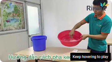 Hướng dẫn pha keo