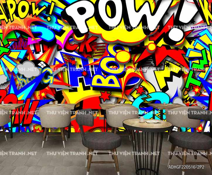 Tranh dán tường đường phố graffiti