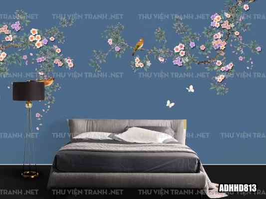 Tranh dán tường Hoa đào 2
