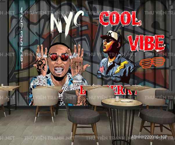 Tranh dán tường hiphop