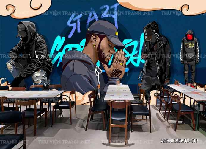 Tranh dán tường hiphop